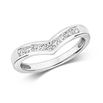 18ct White Gold Diamond Dress Ring 0.33 CT