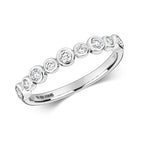 18ct White Gold Diamond Eternity Ring 0.31 CT