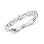 18ct White Gold Diamond Eternity Ring 0.31 CT