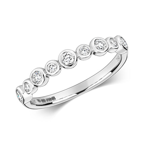 18ct White Gold Diamond Eternity Ring 0.31 CT