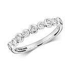 18ct White Gold Diamond Eternity Ring 0.31 CT