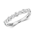 18ct White Gold Diamond Eternity Ring 0.31 CT