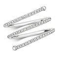 18ct White Gold Diamond Dress Ring 0.34 CT