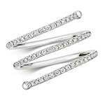18ct White Gold Diamond Dress Ring 0.34 CT
