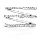 18ct White Gold Diamond Dress Ring 0.34 CT