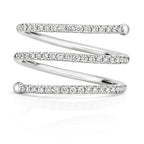 18ct White Gold Diamond Dress Ring 0.34 CT