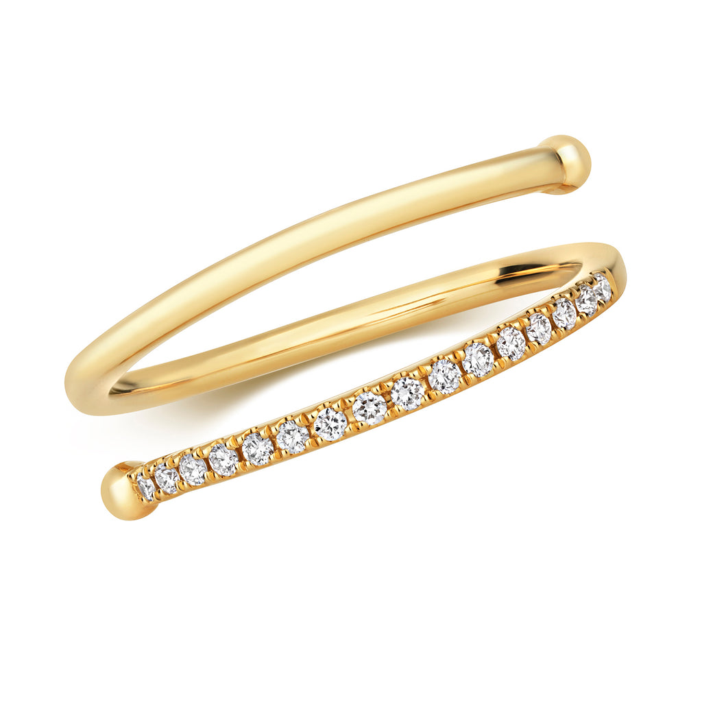 18ct Yellow Gold Diamond Dress Ring 0.1 CT