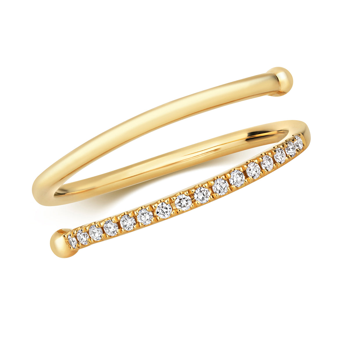 18ct Yellow Gold Diamond Dress Ring 0.1 CT