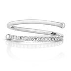18ct White Gold Diamond Dress Ring 0.1 CT