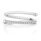 18ct White Gold Diamond Dress Ring 0.1 CT