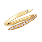 18ct Yellow Gold Diamond Dress Ring 0.14 CT