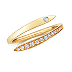 18ct Yellow Gold Diamond Dress Ring 0.14 CT