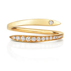 18ct Yellow Gold Diamond Dress Ring 0.14 CT