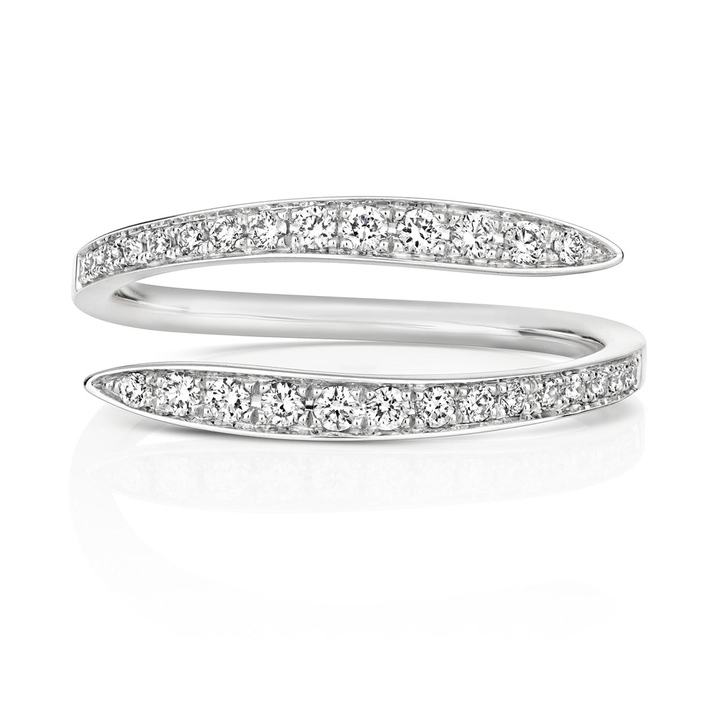 18ct White Gold Diamond Dress Ring 0.24 CT