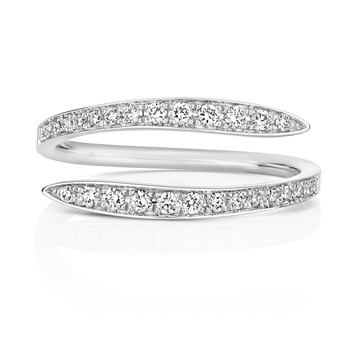 18ct White Gold Diamond Dress Ring 0.24 CT