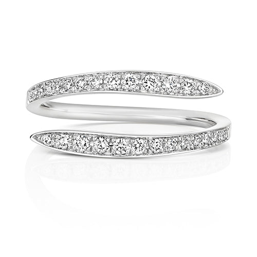 18ct White Gold Diamond Dress Ring 0.24 CT