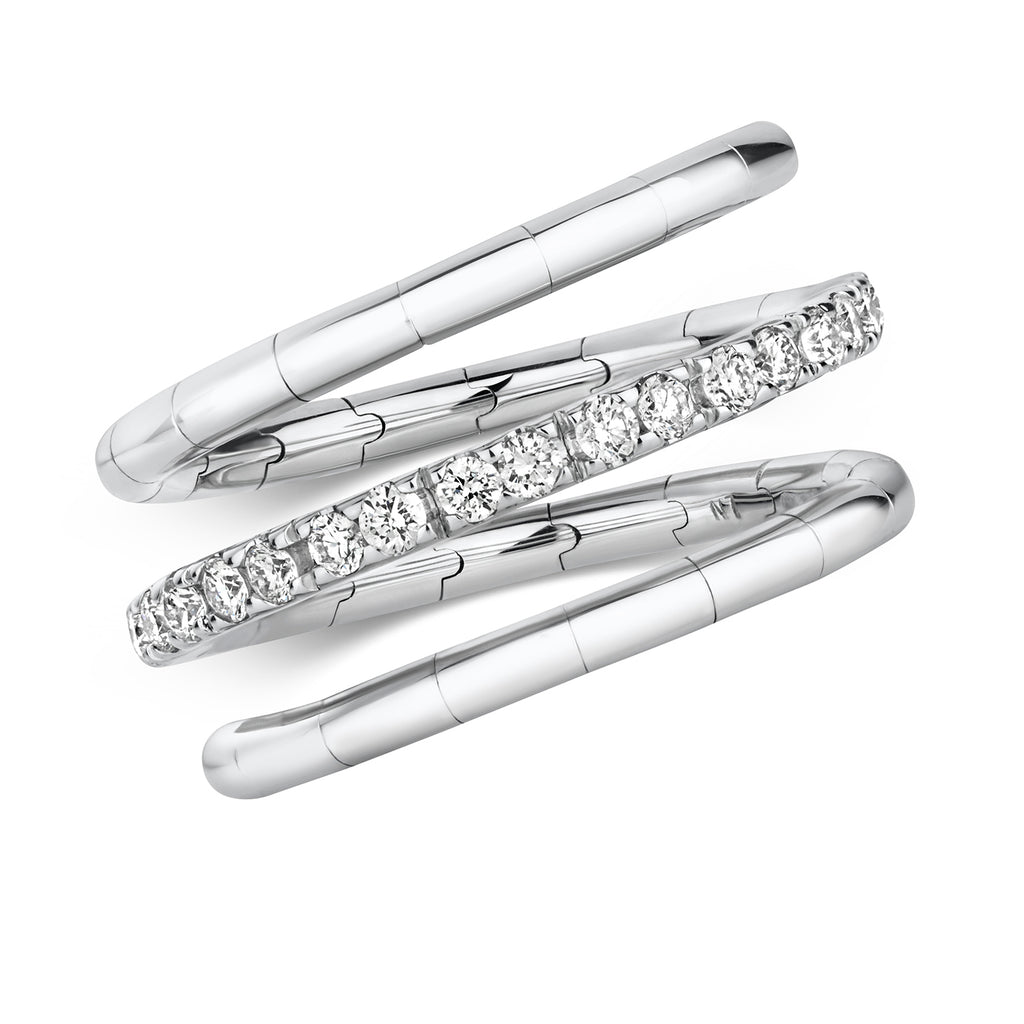 18ct White Gold Diamond Dress Ring 0.38 CT