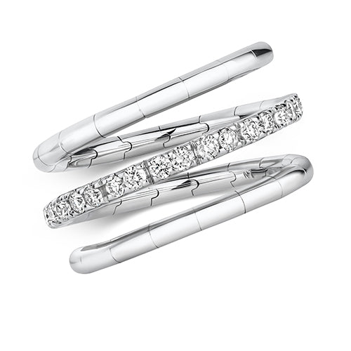 18ct White Gold Diamond Dress Ring 0.38 CT