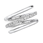 18ct White Gold Diamond Dress Ring 0.38 CT