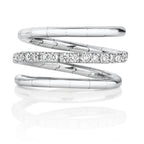 18ct White Gold Diamond Dress Ring 0.38 CT