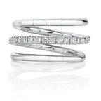 18ct White Gold Diamond Dress Ring 0.38 CT