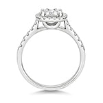 18ct White Gold Diamond Engagement Ring 0.65 CT