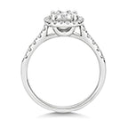 18ct White Gold Diamond Engagement Ring 0.65 CT