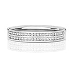 18ct White Gold Diamond Wedding Band Ring 0.22 CT