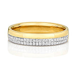 18ct Yellow Gold Diamond Wedding Band Ring 0.2 CT