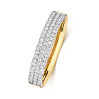 18ct Yellow Gold Diamond Wedding Band Ring 0.34 CT