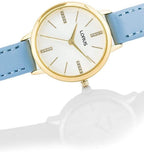 Lorus Ladies Watch with White Dial and Blue Strap RG214QX8