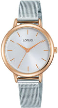 Lorus Ladies Watch with Silver Milanese Strap RG224PX9