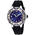 Lorus Kids Watch with Blue Dial and Black Rubber Strap RG235GX9