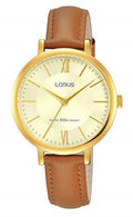 Lorus Womens Analogue Classic Quartz Watch with Leather Strap RG266MX9