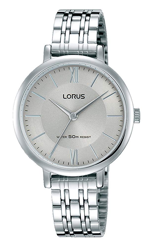 Lorus Ladies Analogue Classic Quartz Watch with Stainless Steel Strap RG267MX9