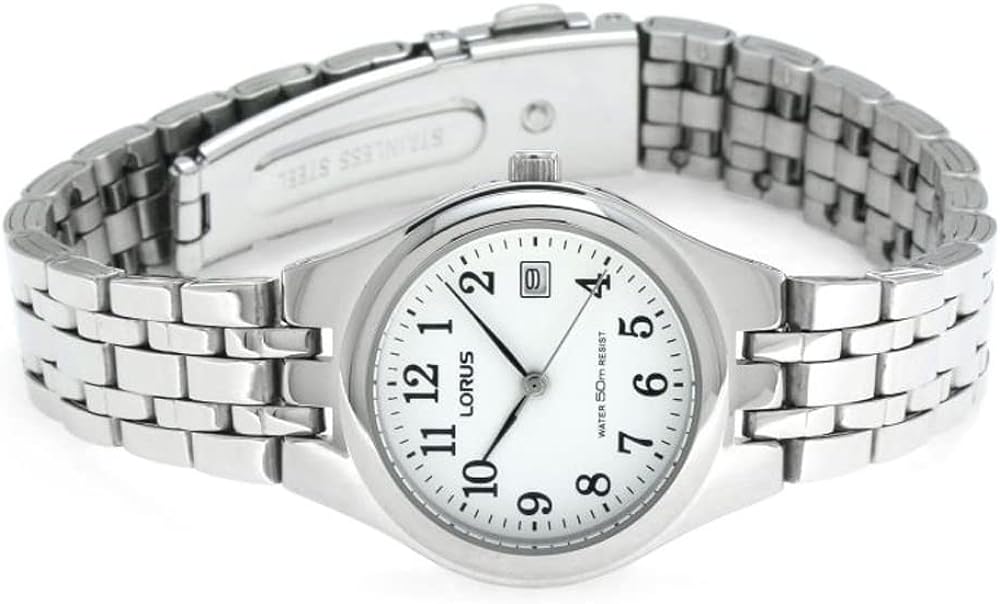 Lorus Ladies Easy Read White Dial Watch RH791AX9