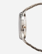 Lorus Men's Watch with Black Dial and Silver Bracelet RH947PX9