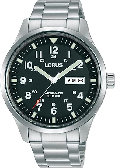 Lorus Men Automatic Watch with Black Dial RL403BX9
