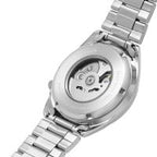 Lorus Mens Automatic Watch with Black Dial and Silver Bracelet RL417BX9