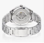 Lorus Men's Automatic Watch with Black Dial and Silver Bracelet RL429BX9