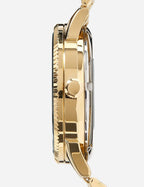 Lorus Mens Automatic Watch with Green Dial and Gold Stainless Steel Bracelet RL468AX9