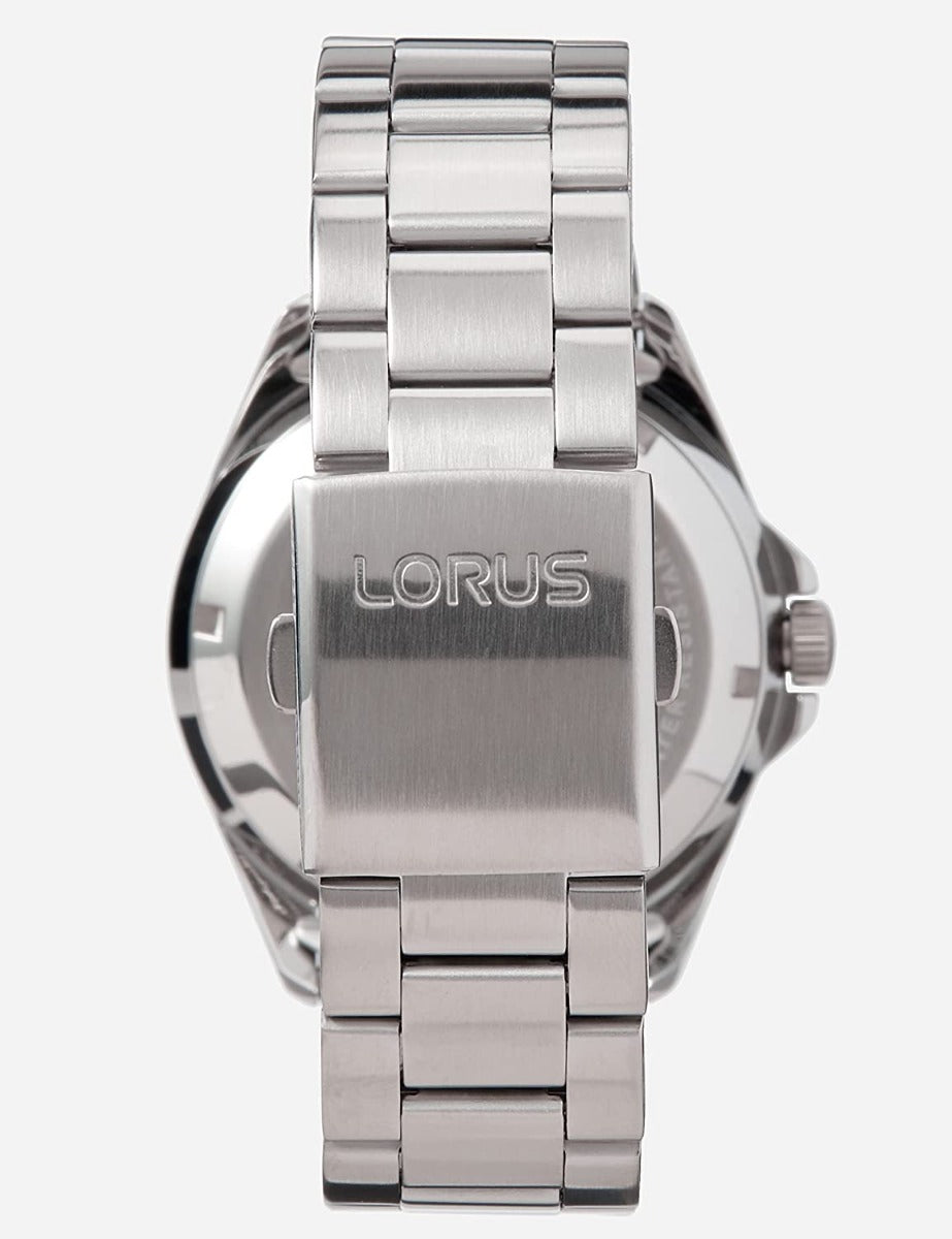 Lorus Men's Automatic Watch with Blue Dial and Silver Bracelet RL479AX9