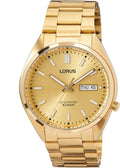 Lorus Mens Automatic Watch with Gold Dial RL498AX9
