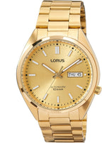Lorus Mens Automatic Watch with Gold Dial RL498AX9