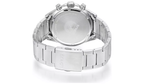 Lorus Men's Chronograph Watch with Black Dial and Silver Strap RM397HX9