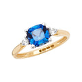 9ct White Gold Sapphire Dress Ring  CT RN1206S