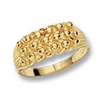 9ct Yellow Gold Keeper Ring