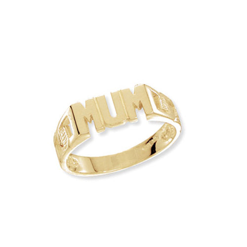 9ct Yellow Gold Mum Ring