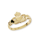 9ct Yellow Gold Claddagh Ring