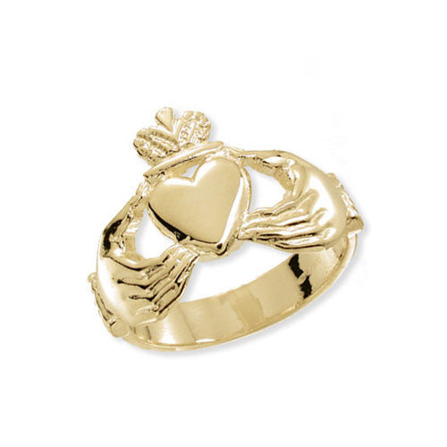 9ct Yellow Gold Claddagh Ring